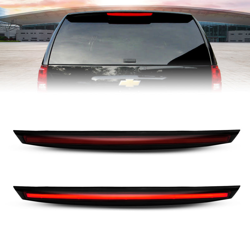 ANZO 2007-2014 Chevrolet Suburban 1500 LED 3rd Brake Light Black Housing Smoke Lens w/ Spoiler 1pc 531109 531109 Photo - Primary
