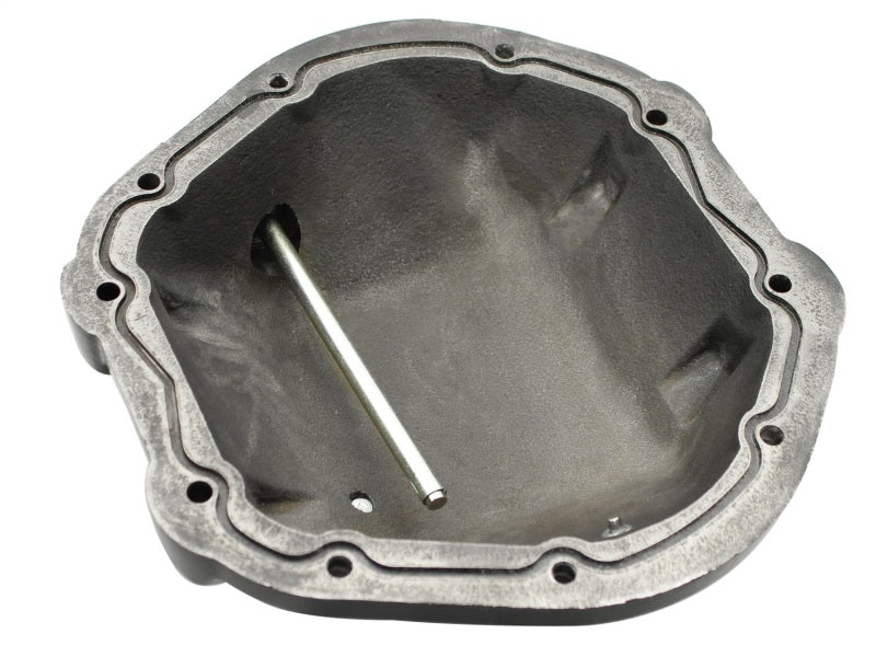 aFe Pro Series Rear Differential Cover Black w/ Machined Fins: Jeep 97-16 46-70162 Photo - Unmounted