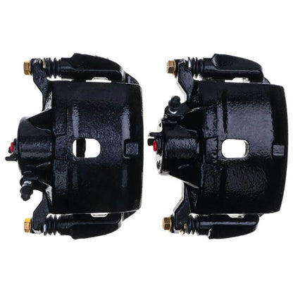 PowerStop Power Stop 13-15 Acura ILX Front Black Caliper - Pair w/Bracket S2660BLK S2660BLK Photo - out of package