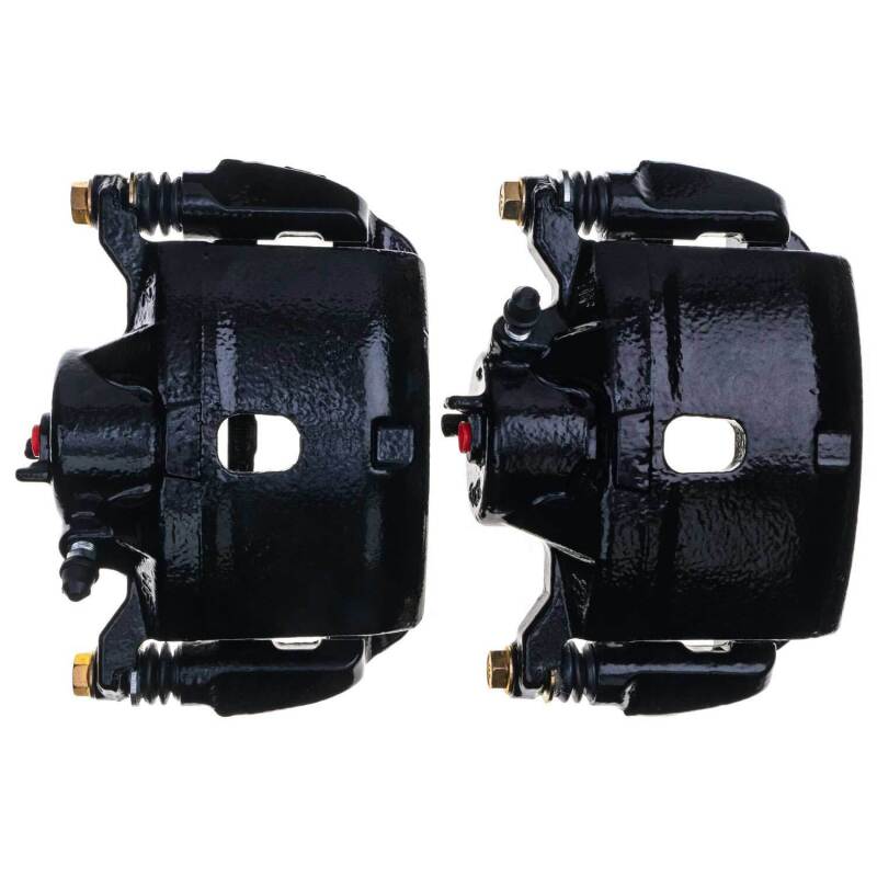 PowerStop Power Stop 13-15 Acura ILX Front Black Caliper - Pair w/Bracket S2660BLK S2660BLK Photo - out of package