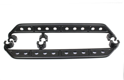 Fishbone Offroad 07-18 Jeep Wrangler JK 4 Door Steel Side Steps - Black Textured Powdercoat FB23070 FB23070 Photo - out of package