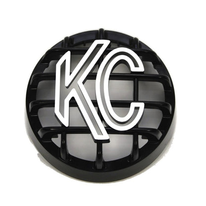 KC HiLiTES 4" Rally 400 - Stone Guard - ABS Plastic - Black / White KC Logo 7219 7219 Photo - Primary