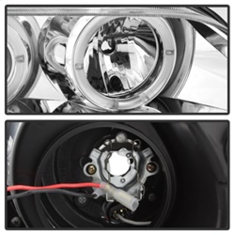 Spyder BMW Z3 96-02 Projector Headlights LED Halo Chrome High H1 Low H1 PRO-YD-BMWZ396-HL-C 5009098 5009098 Photo - Unmounted