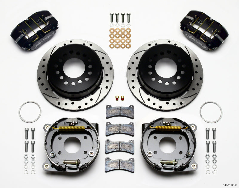 Wilwood Dynapro Low-Profile 11.00in P-Brake Kit Drilled AMC 71-74 2.60in Offset 140-11941-D 140-11941-D Photo - Primary
