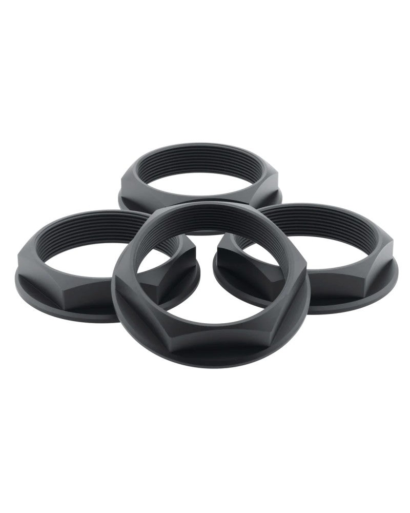 fifteen52 Super Touring Nut V2 - Anodized Black w/ Satin Clear - Set of 4 52-ST-NUT-V2- BLACK-SET