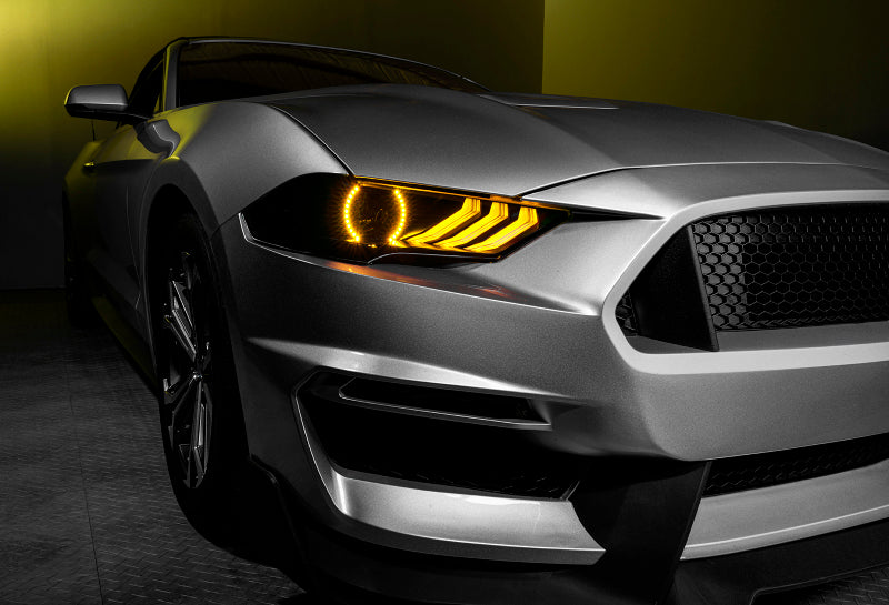 ORACLE Lighting Oracle 18-21 Ford Mustang Dynamic DRL Upgrade w/ Halo Kit & Sequential Turn Signal - ColorSHIFT 1446-332 1446-332 User 5