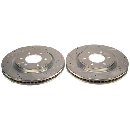 PowerStop Power Stop 21-22 Ford F-150 Front Drilled & Slotted Rotor (Pair) AR85207XPR AR85207XPR User 1