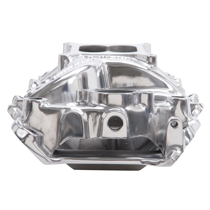Edelbrock Polished B/b Chev Rect. Port Rpm Air-gap Manifold 75621 Photo - Unmounted