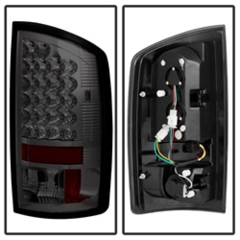 Spyder Dodge Ram 02-06 1500/Ram 2500/3500 03-06 LED Style Tail Lights Smoke ALT-YD-DRAM02-LED-SM 5002594 5002594 Photo - Unmounted
