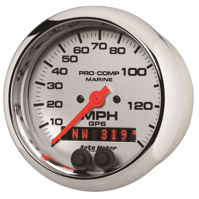AutoMeter Marine Chrome 3-3/8in 140MPH GPS Speedometer Gauge 200638-35 200638-35 User 2
