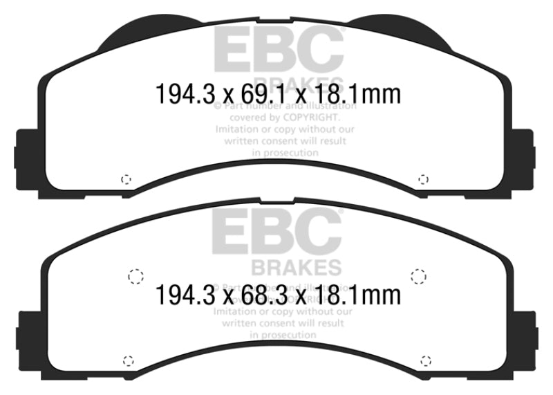 EBC Disc Brake Pad Set ED93034 Photo - Primary