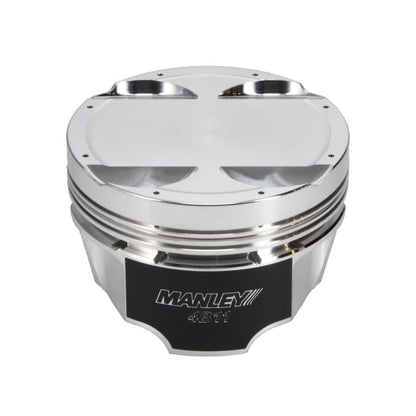 Manley Mitsubishi 4B11 86.5mm Bore 10.0:1 CR -3.5cc Dish Turbo Tuff Piston Set w/ Rings 624305CE-4 624305CE-4 User 6