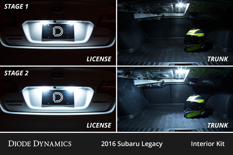 Diode Dynamics 15-19 Subaru Legacy Interior LED Kit Cool White Stage 2 DD0542 DD0542 User 3