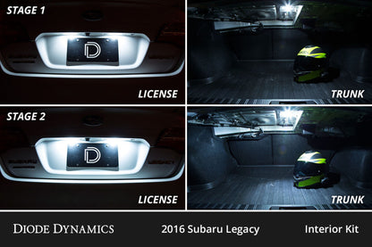 Diode Dynamics 15-19 Subaru Legacy Interior LED Kit Cool White Stage 2 DD0542 DD0542 User 3