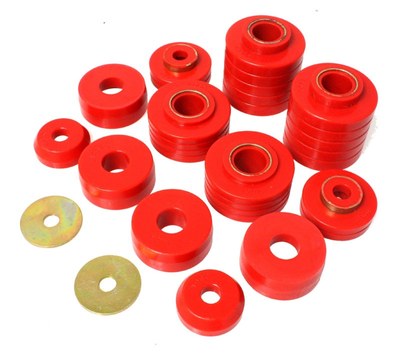 Energy Suspension Body Mount Set Red Ford F-100 All 1980-1983 4.4107R Photo - Primary
