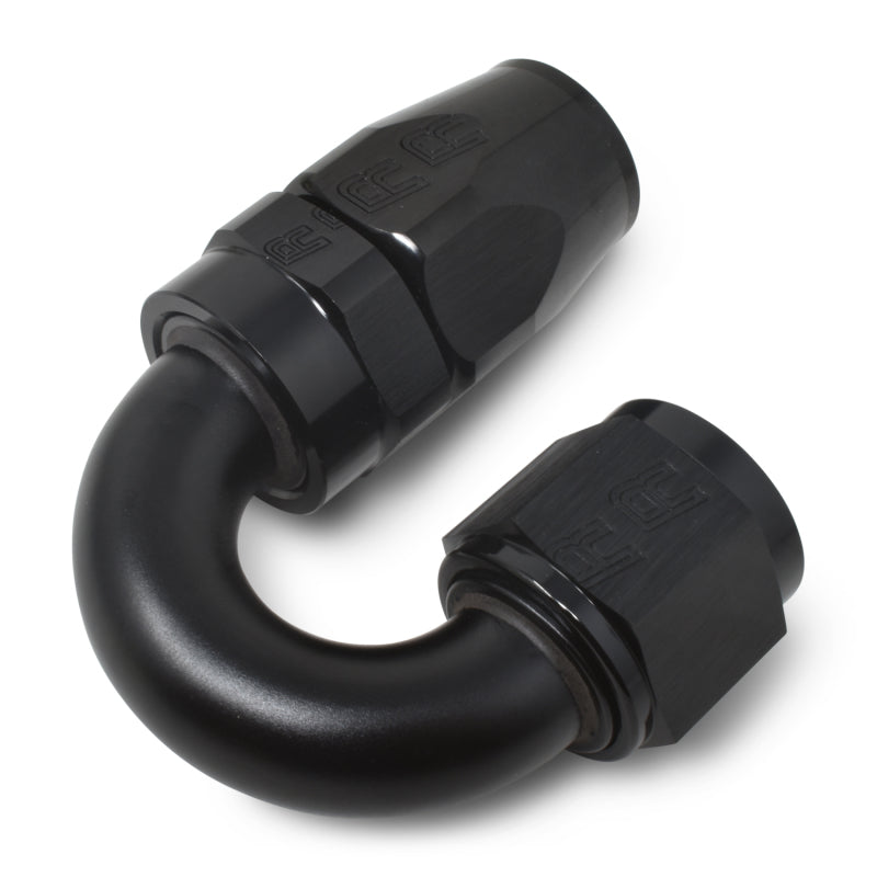 Russell #10 Full Flow Swivel 180° Tight Radius Hose Ends - All Black 613525 Photo - out of package