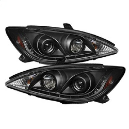 Spyder Toyota Camry 02-06 Projector Headlights DRL Black High H1 Low H1 PRO-YD-TCAM02-DRL-BK 5042798 5042798 Photo - Primary