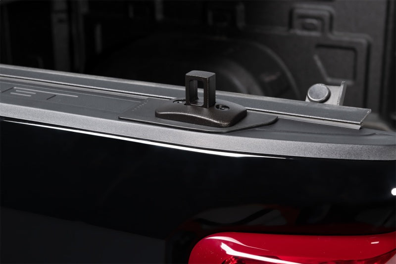 Putco Black Push-Up Tie Downs - for Full-Size Truck w/ Stake Pocket Mounts (Excl 2014+ GM) 99901B 99901B Photo - Mounted