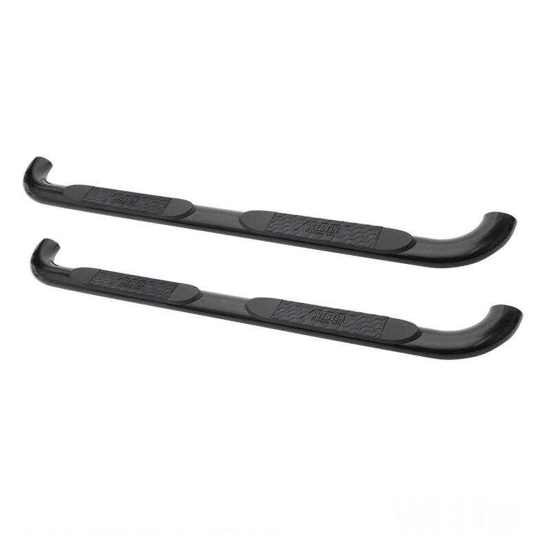Westin 2015-2018 Chevy Silv 25/3500 Crew Cab (Body Mount) Platinum 4 Oval Nerf Step Bars - Black 21-3865 21-3865 Photo - Unmounted