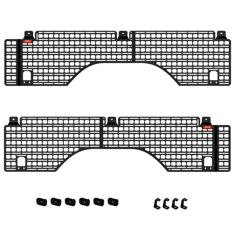 BuiltRight Industries 07-18 Chevrolet Silverado/GMC Sierra (5ft 9in Bed) Full Bedside Rack - 4pc Set 102040 102040 Photo - Primary