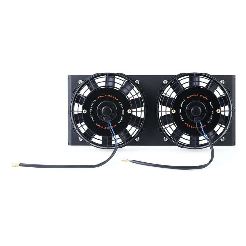 Mishimoto Universal 17in. Heavy-Duty Oil Cooler Fan Shroud - Micro Wrinkle Black MMFS-HDOC-17 MMFS-HDOC-17 Photo - Primary