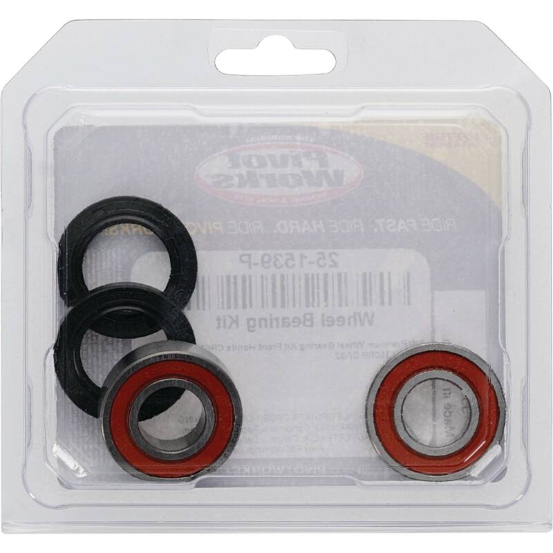 Pivot Works Honda Wheel Bearing Kit Premium Bearings 25-1539-P 25-1539-P Photo - Primary