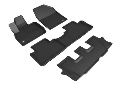 3D MAXpider 20-24 Kia Telluride 8-Seat Kagu Black R1 R2 R3 L1KA05201509 L1KA05201509 Photo - Primary