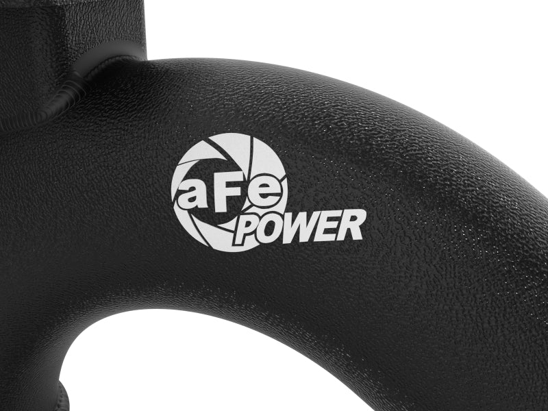aFe 18-22 Kia Singer V6-3.3L BladeRunner Alum Hot/Cold Charge Pipe Kit Black 46-20504-B 46-20504-B Photo - Close Up