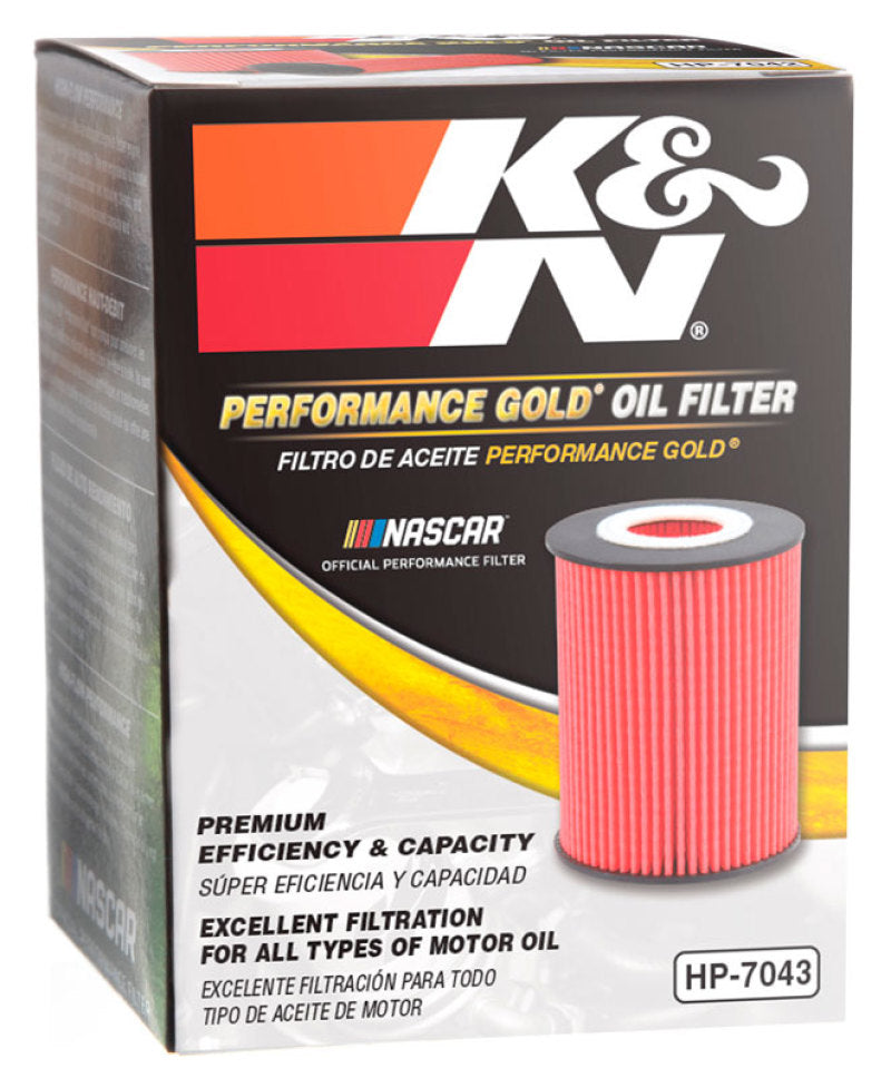 K&N Engineering Oil Filter KNEHP-7043 HP-7043 Photo - in package