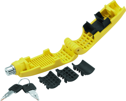 BikeMaster Bully Lock Bully Grip Lock - Yellow 132255 132255 User 1