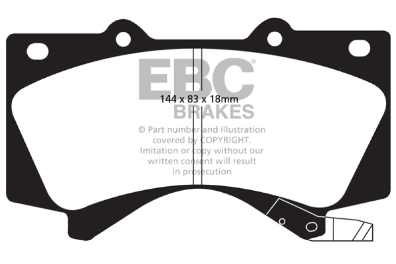 EBC Disc Brake Pad Set DP61815 Photo - Primary