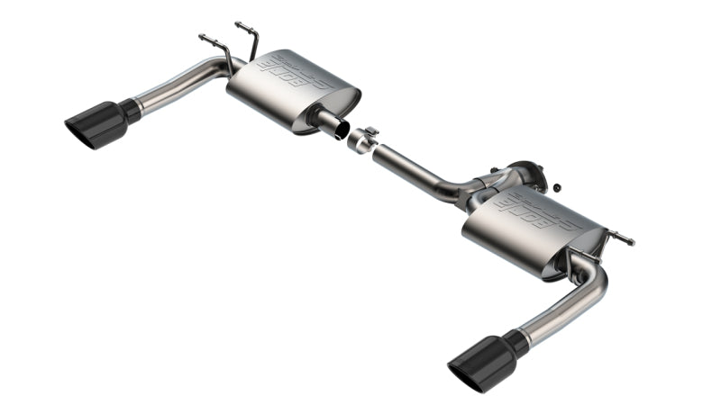 Borla 19-23 Mazda 3 NA / 21-23 Mazda 3 Turbo S-Type Axle Back Exhaust w/ 4in Black Tips 11982BC 11982BC Photo - Primary