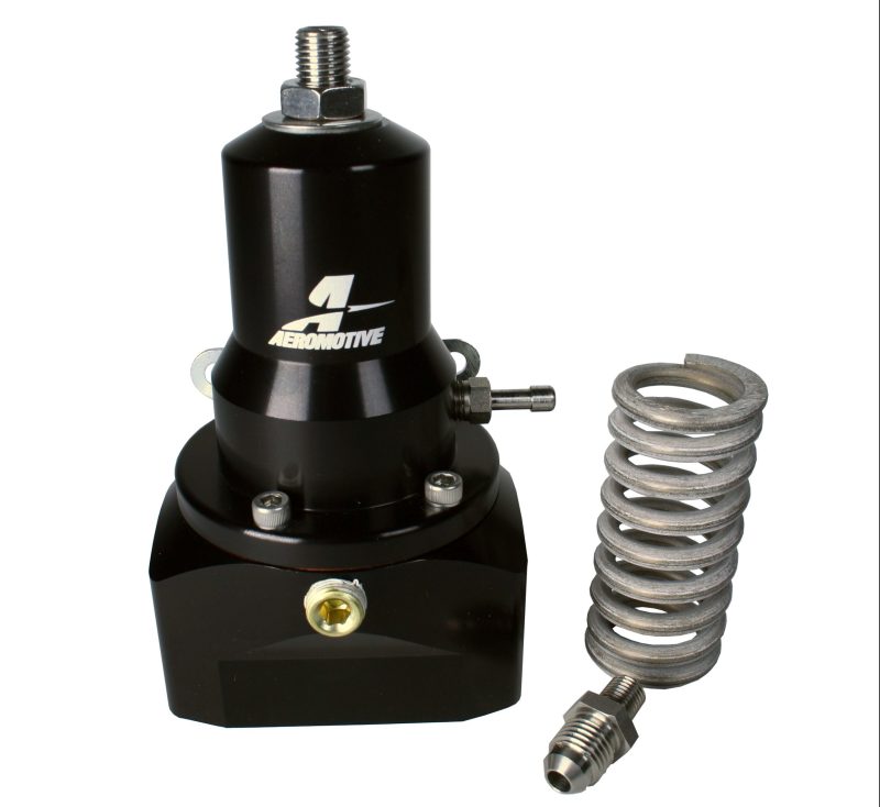 Aeromotive Adjustable, Regulator, 30-120 PSI, .500 Valve, ORB-12 Inlet/Outlet 13137 Photo - Close Up