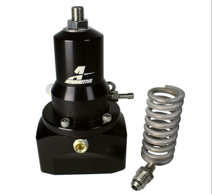 Aeromotive Adjustable, Regulator, 30-120 PSI, .500 Valve, ORB-12 Inlet/Outlet 13137 Photo - Close Up
