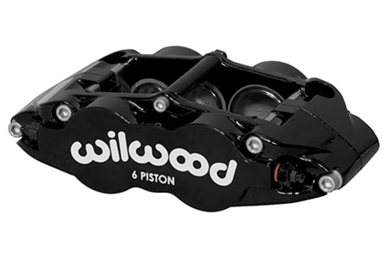 Wilwood Caliper Forged Narrow Superlite R/H FNSL6R-DS Dust Seal 1.62/1.12 1.10in Rotor Width - Black 120-14436-BK