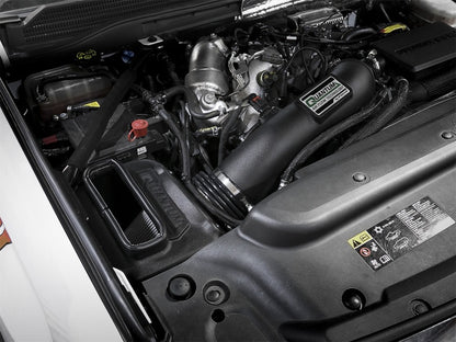 aFe Quantum Pro DRY S Cold Air Intake System 17-18 GM/Chevy Duramax V8 53-10007D Photo - Mounted