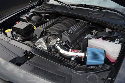 Injen Wrinkle Black Power-Flow Air Intake '15 Dodge Challenger SRT-8 6.4L V8 PF5064WB Photo - Mounted