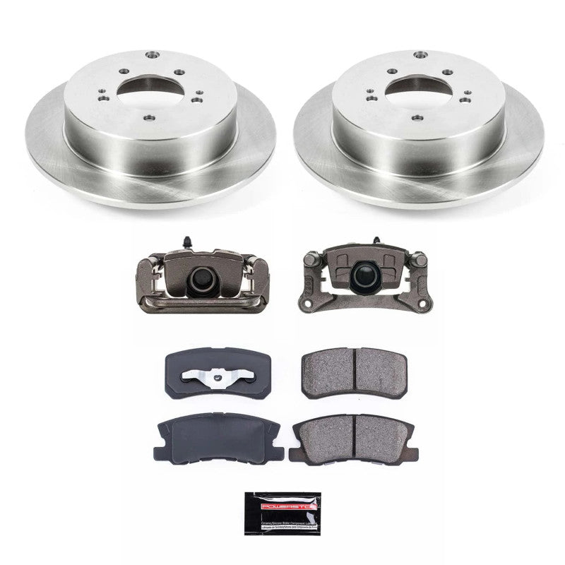 PowerStop Power Stop 09-15 Mitsubishi Lancer Rear Autospecialty Kit w/Calipers KCOE5499 KCOE5499 Photo - Primary