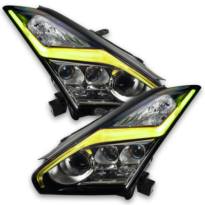 ORACLE Lighting Oracle 15-21 Nissan GT-R RGB+W (Lightning Bolt) Headlight DRL Upgrade Kit - ColorSHIFT 1283-330 1283-330 User 8