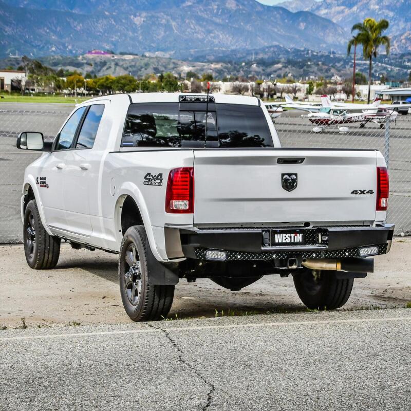 Westin 09-18 Ram 1500 HDX Bandit Rear Bumper - Black 58-341175 58-341175 Photo - Mounted