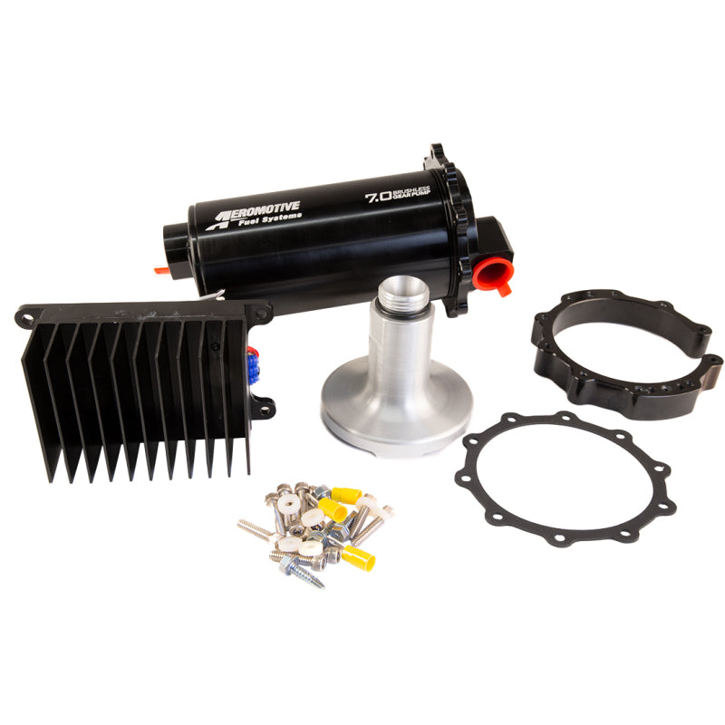 Aeromotive Fuel Pump Module TVS 90-Deg Outlet Brushless Spur 7.0 18069 18069 Photo - out of package