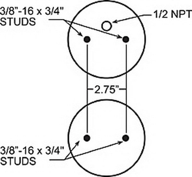 Firestone Ride-Rite Replacement Air Helper Spring Rear 267C 1.5 (W217607671) 7671 7671 Technical Bulletin