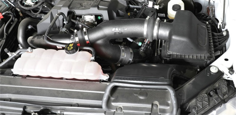 K&N Engineering 18-  Ford F150 3.5L FIPK Air Intake Kit KNE57-2601 57-2601 Photo - Mounted