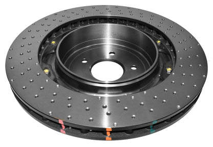 DBA 12-19 Jeep Grand Cherokee SRT8 5000 Series Drilled Front Brake Rotor 2 Piece w/ Hats 52632BLKXD 52632BLKXD Photo - out of package