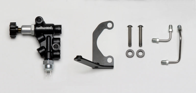 Wilwood Tandem Master Cylinder Mounting Bracket L/H Kit w/ Prop Valve 260-13190 Photo - Primary
