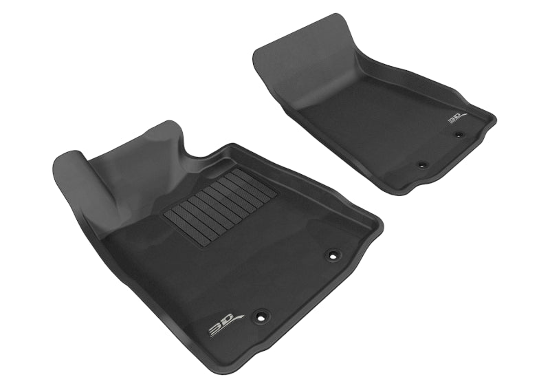 3D MAXpider 2009-2019 Nissan 370Z Kagu 1st Row Floormat - Black L1NS03811509 L1NS03811509 Photo - Primary