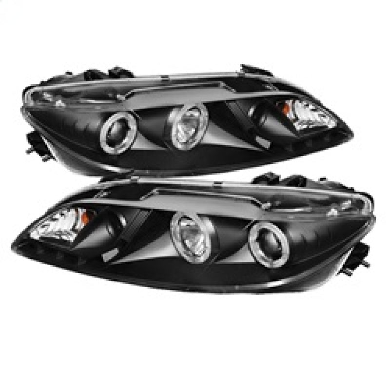 Spyder Mazda 6 03-05 With Fog Lights Projector Headlights LED Halo DRL Blk PRO-YD-M603-FOG-DRL-BK 5042538 5042538 Photo - Primary
