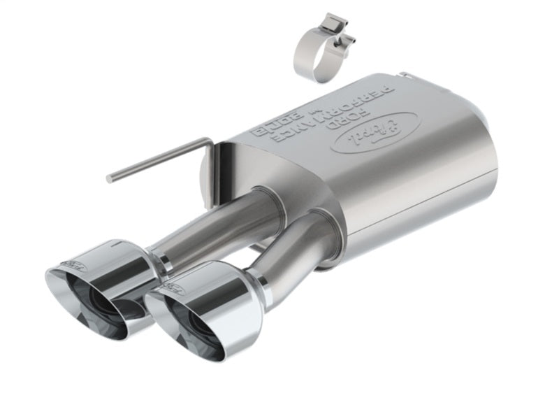 Ford Racing 2024 Mustang 5.0L Extreme Non-Active Cat-Back Exhaust w/Valance - Chrome Tip M-5200-M5ECV M-5200-M5ECV Photo - Unmounted