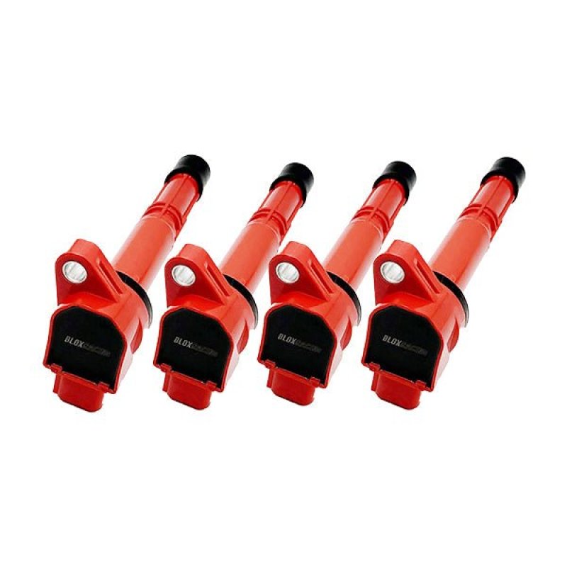 BLOX Racing BLOX Honda K-Series Coil Pack Set of 4  - Red BXIC-00005-4-RD BXIC-00005-4-RD Photo - Primary