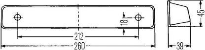 Hella Lamp K Sf 2Ka 001610001 001610001 Technical Drawing